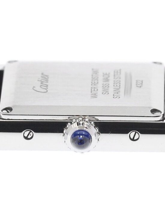 CARTIER Tank Must SM WSTA0042 Silver Dial Quartz Ladies Watch_953517 main image 5